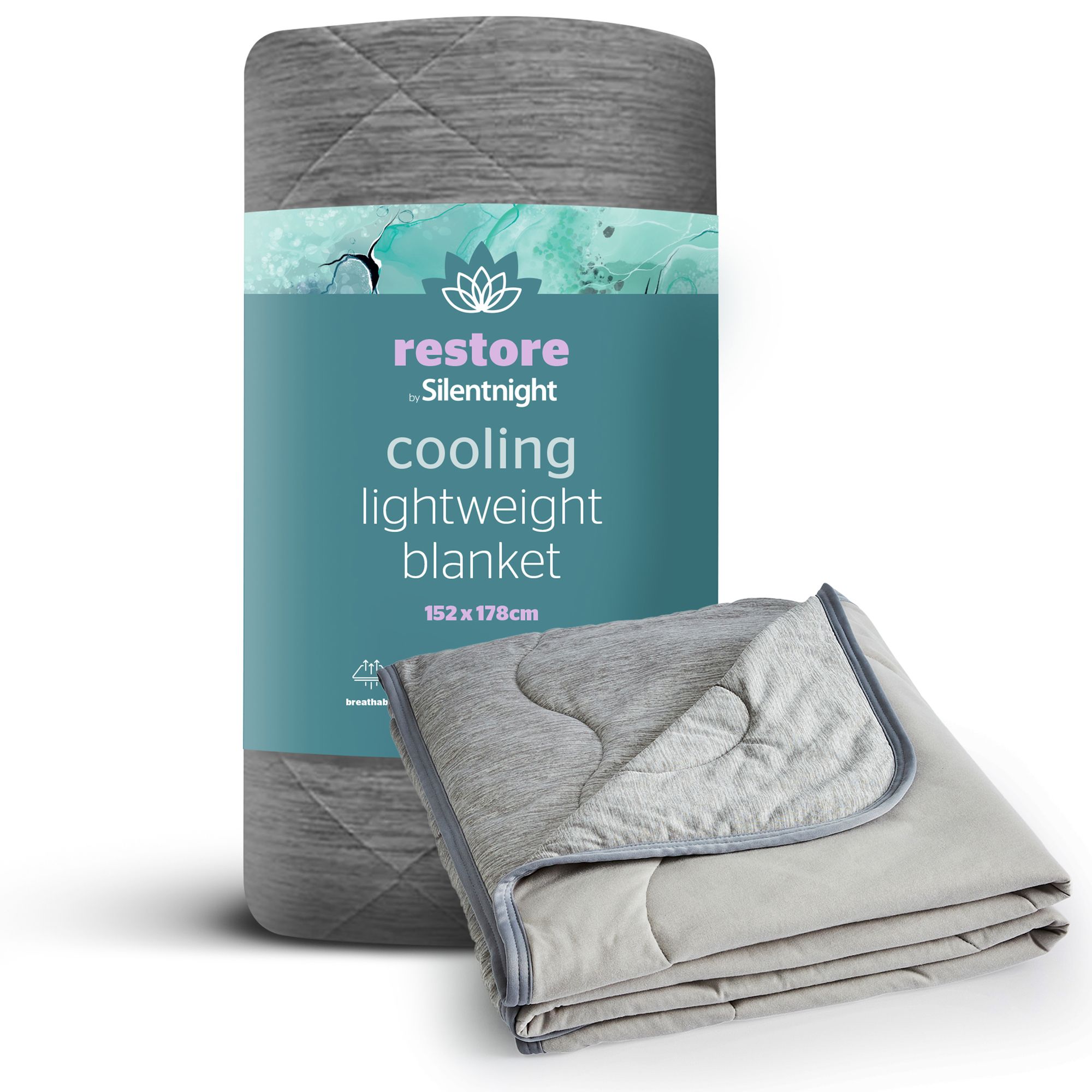 Silentnight Restore Cooling Lighweight Blanket 152x178 cm 