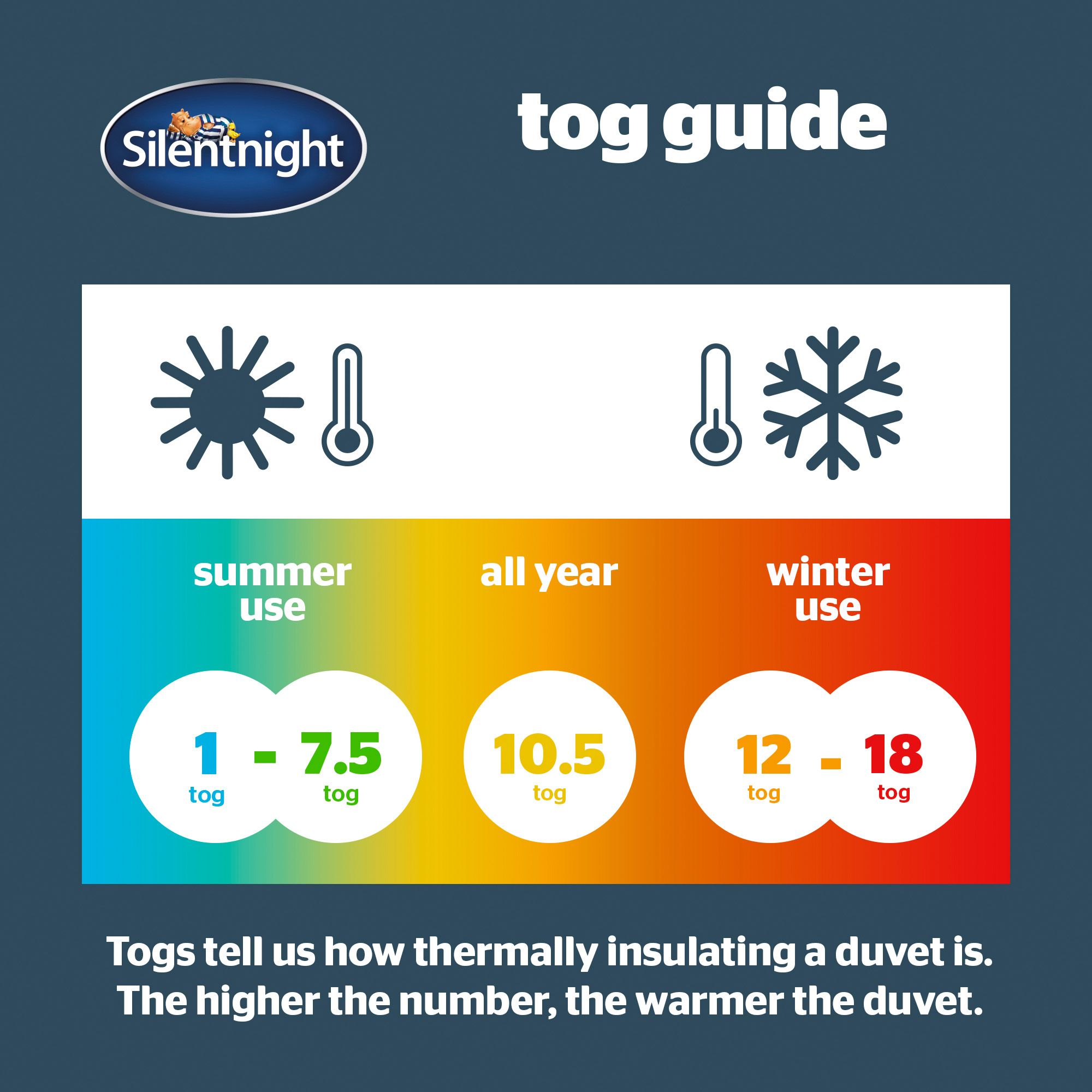 Silentnight Anti Allergy  Duvets Hollow Fiber 4.5 Tog King 