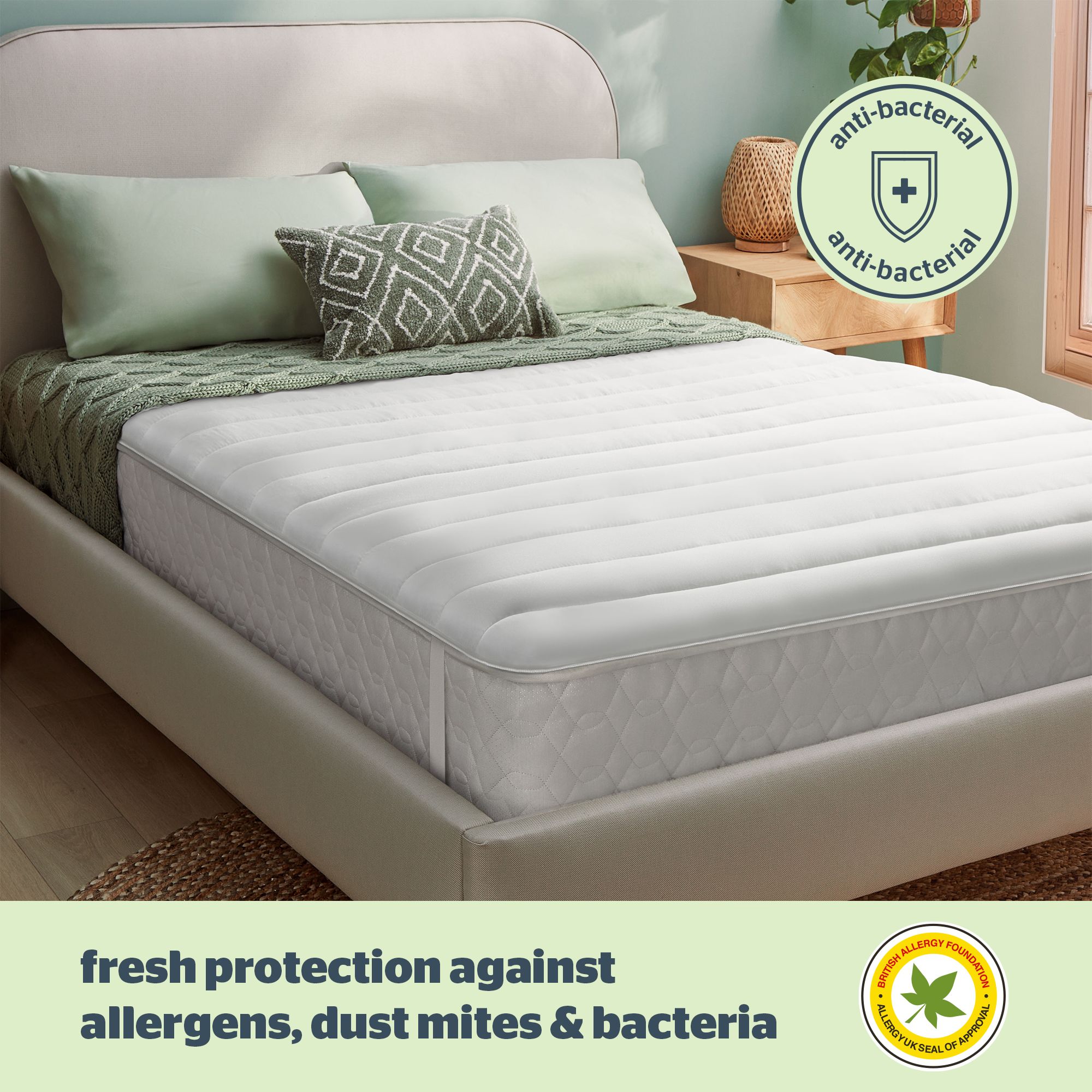 Silentnight Anti Allergy Mattress Protector Super King 