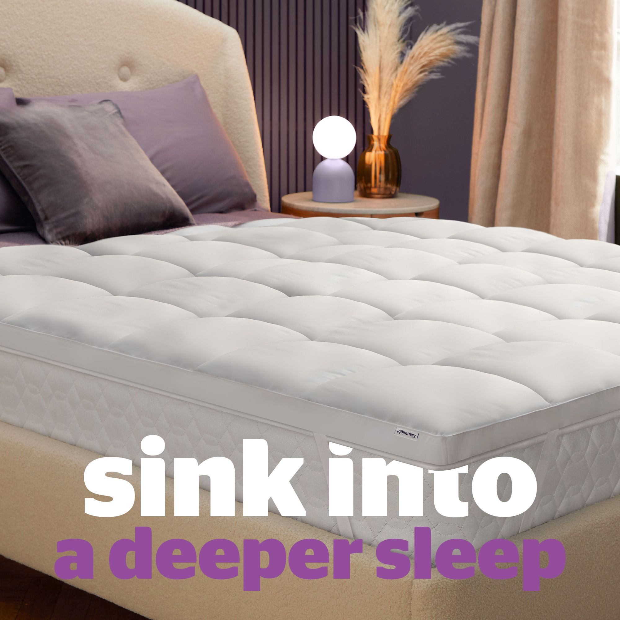 Silentnight Ultimate Topper 500 Baffel Box Edge Single