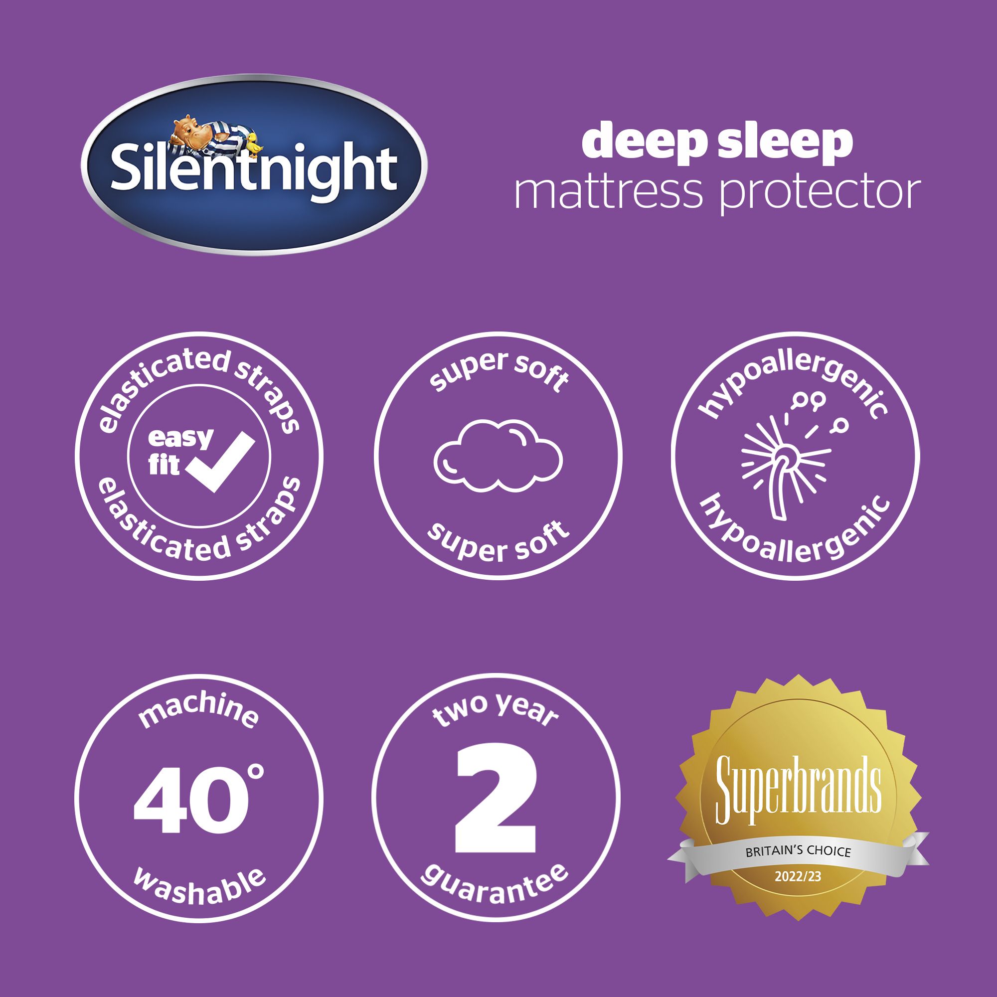 Silentnight Ultimate Mattress Protector Deep Fill Superking 