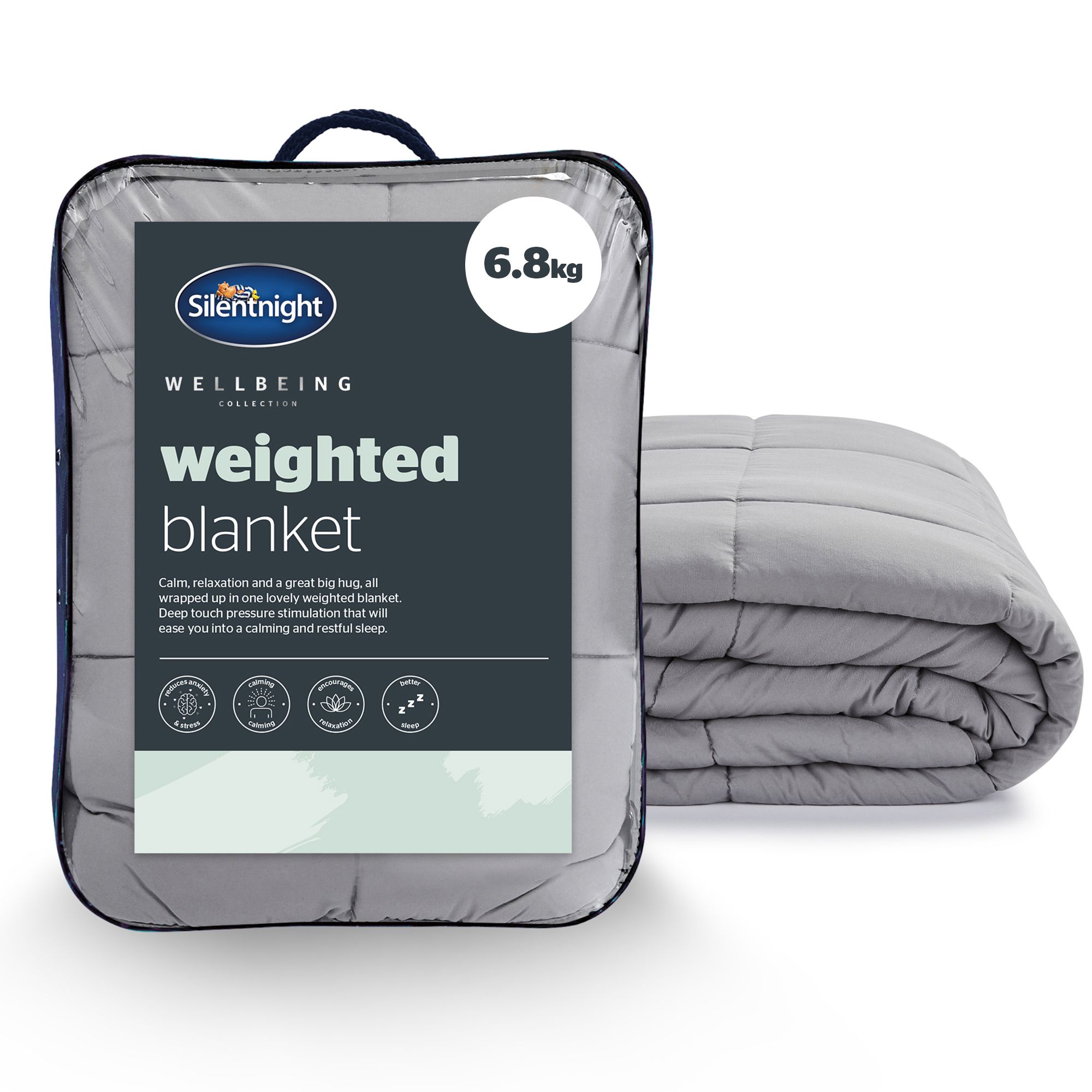 Silentnight Weighted Blanket 6.5kg Small Adult 150x100 cm 