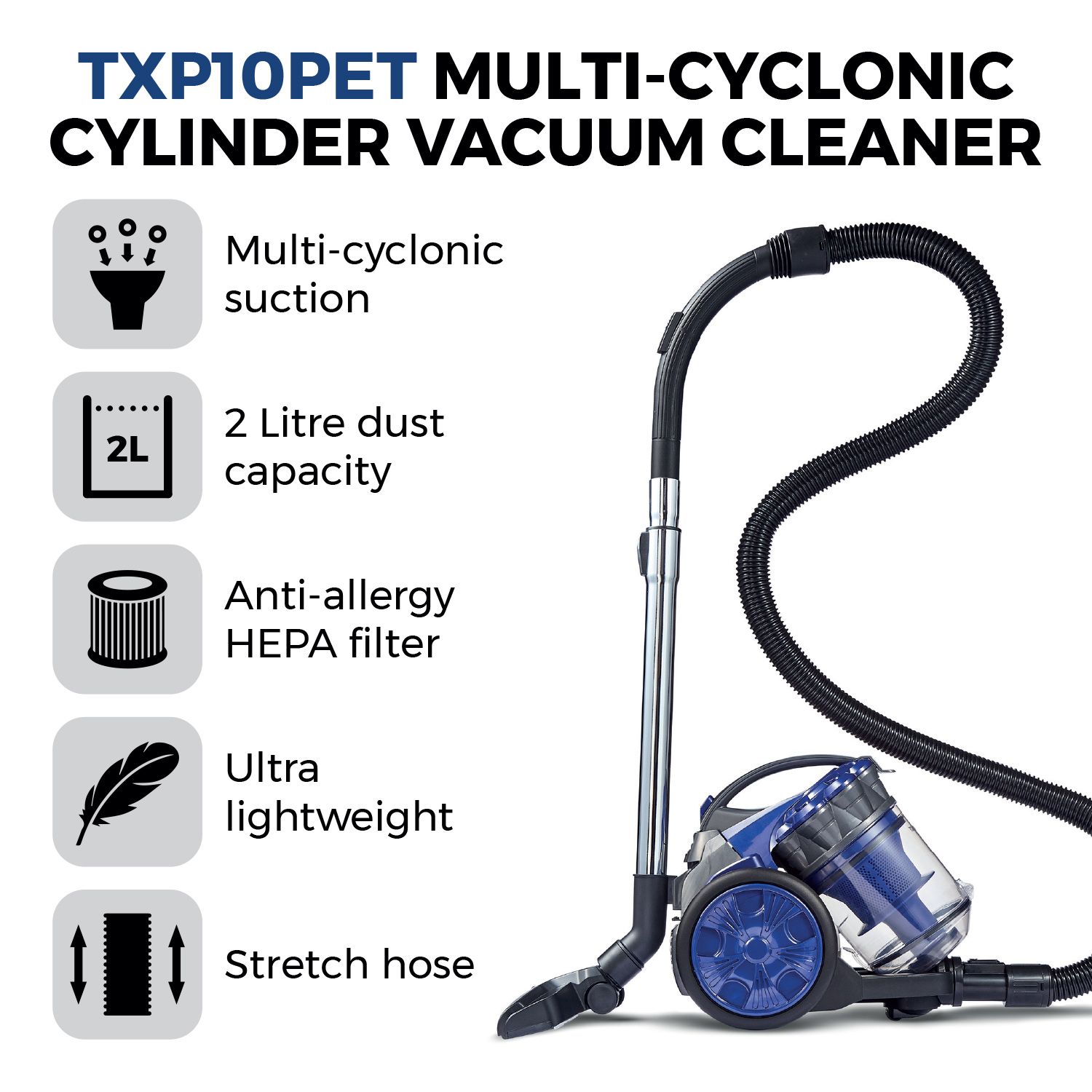 TXP10 Cylinder Vac