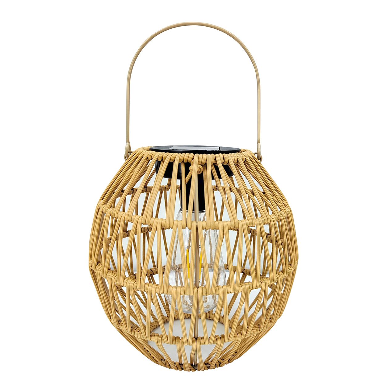 Athens Solar Lantern Round