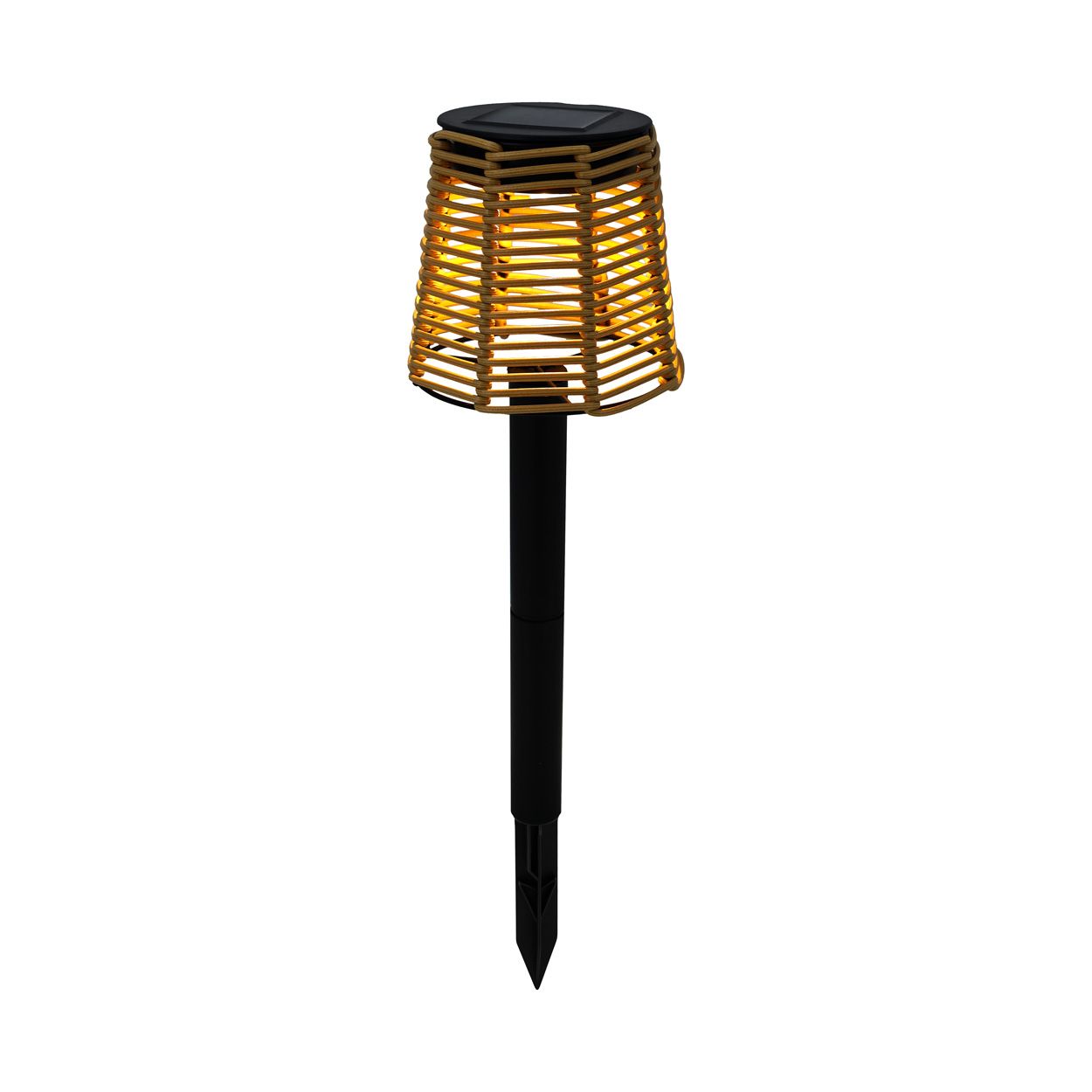 Solar Rattan Stake light