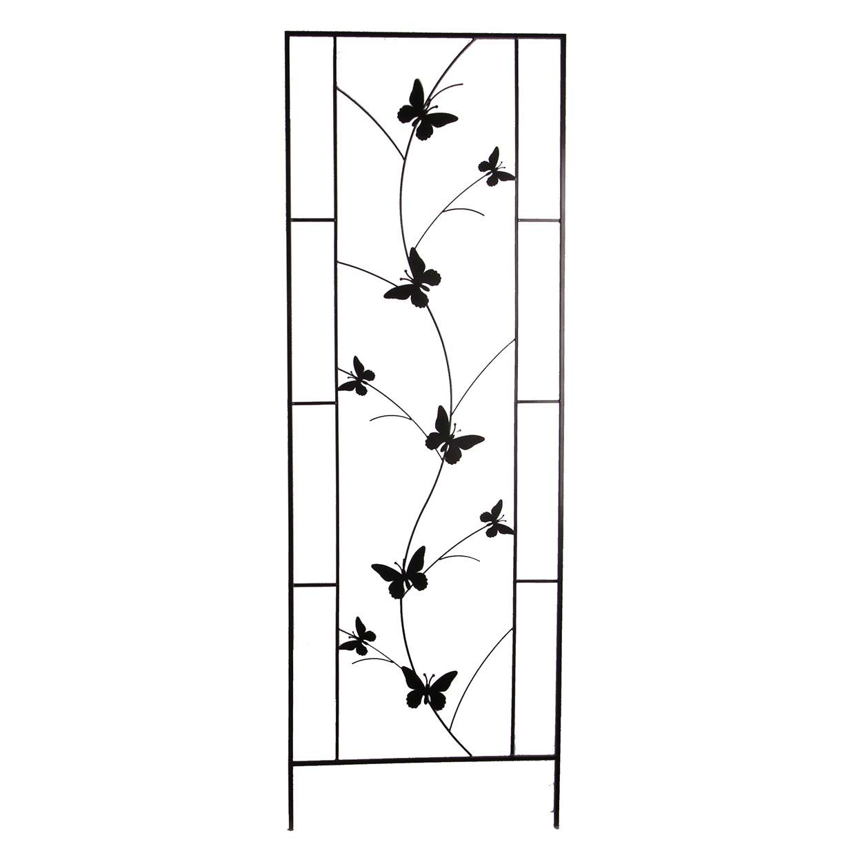 Butterfly Accent Metal Trellis 180cm