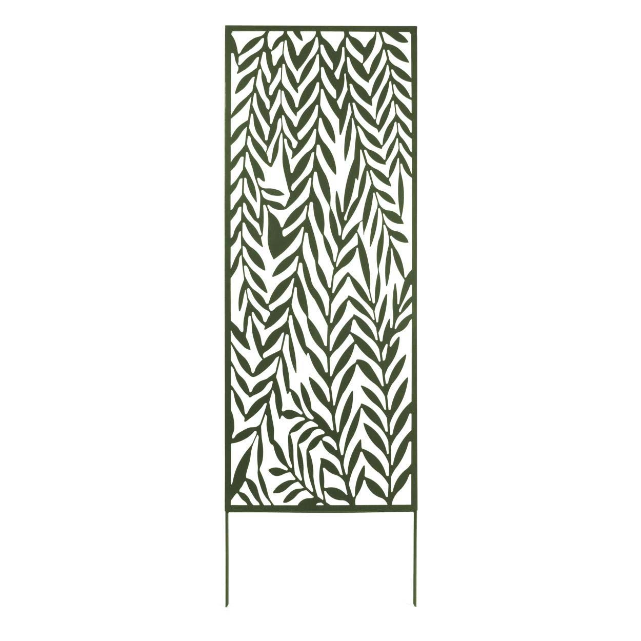 Leaf Metal Garden Wall Screen 150-180cm