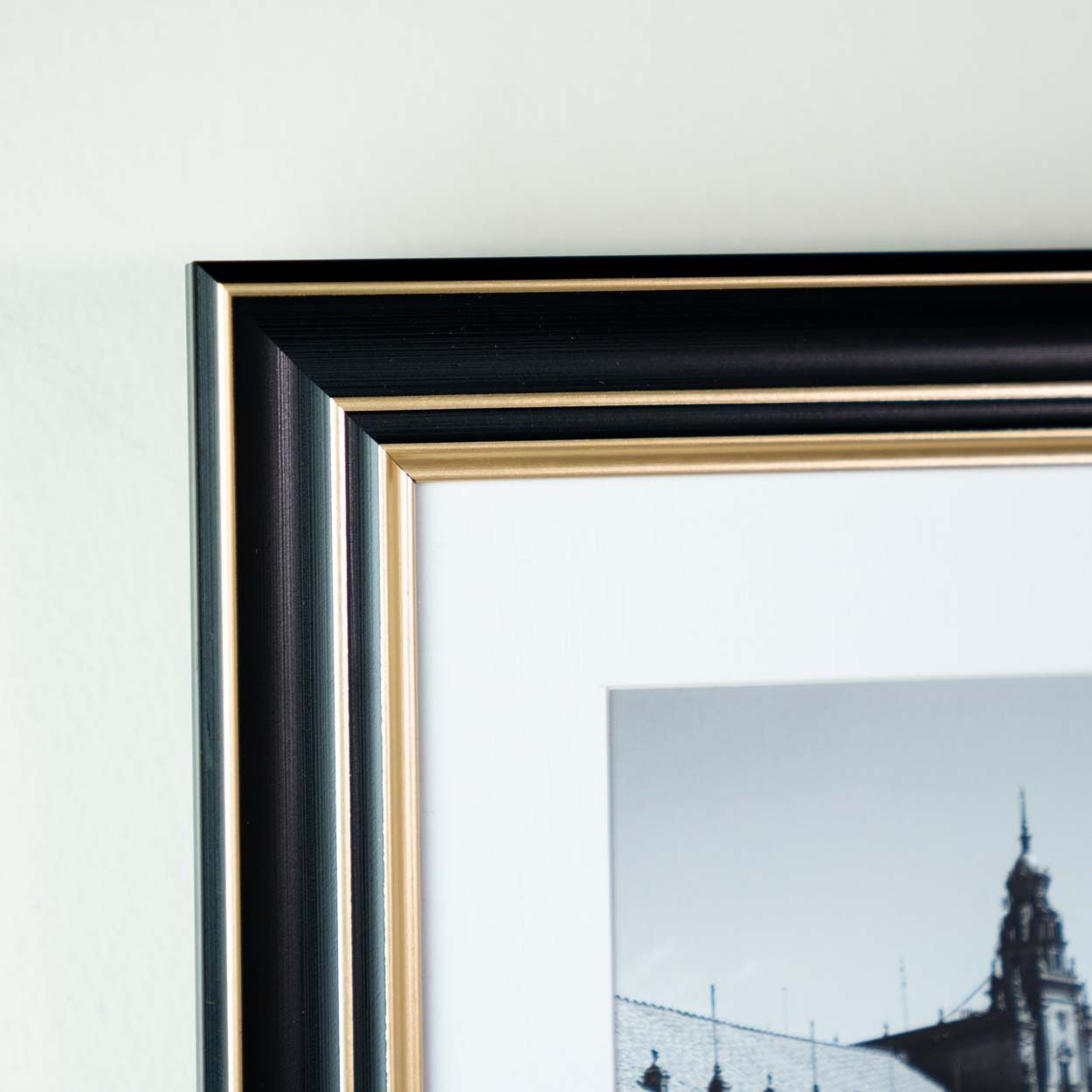 Collage Photo Frame Black & Gold 3 Set 4 x 6