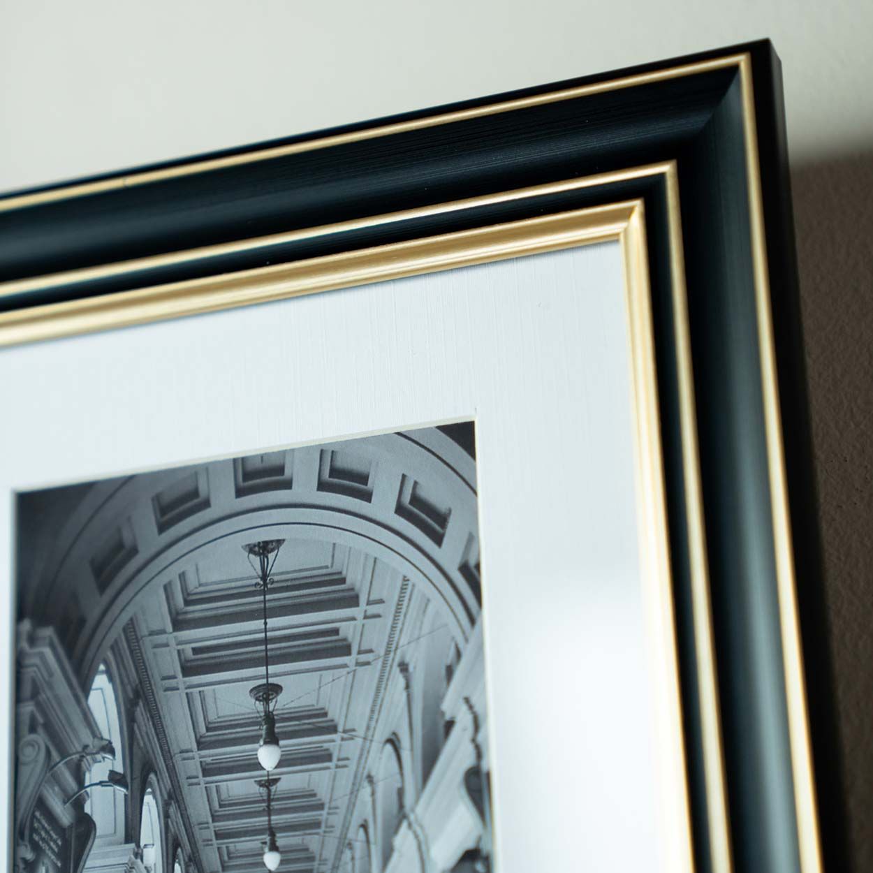 Collage Photo Frame Black & Gold 3 Set 4 x 6