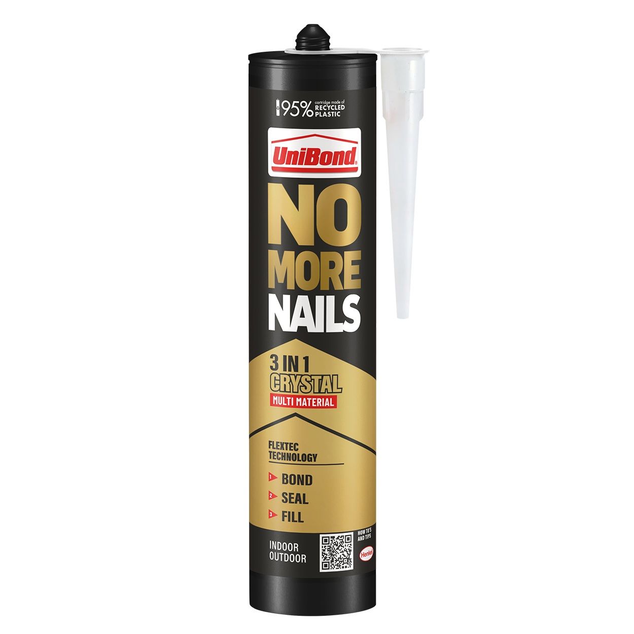 UNIBOND NO MORE NAILS 3IN1 CARTRIDGE TRANSPARENT