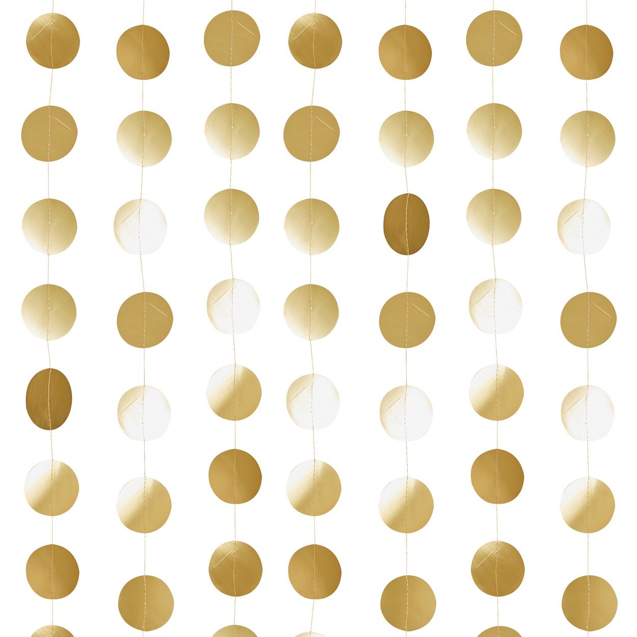 Gold Circle Card Backdrop 20m