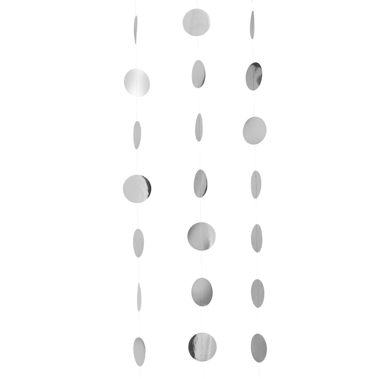 Silver Circle Card Backdrop 20m
