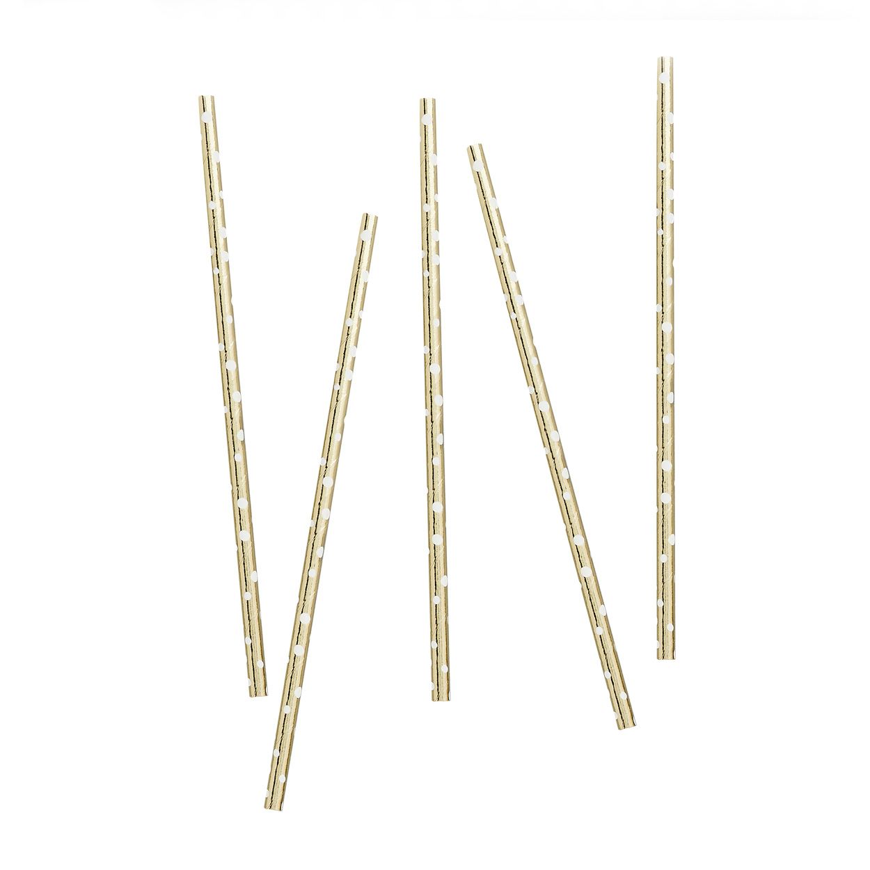 Gold Spotted Straws
