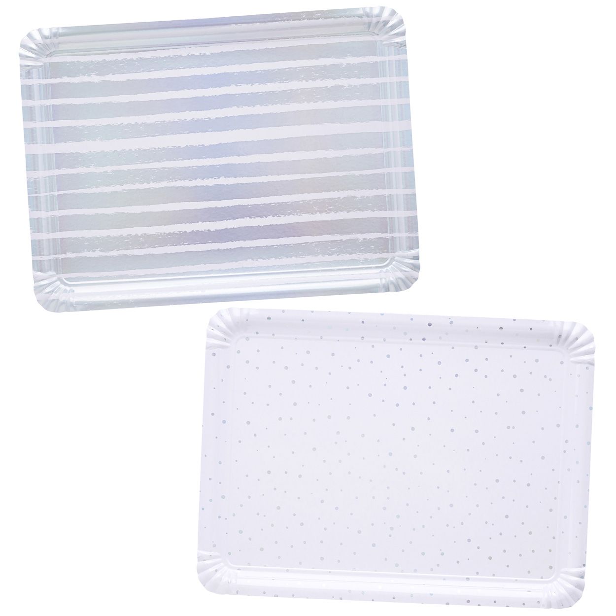 Iridescent Paper Trays