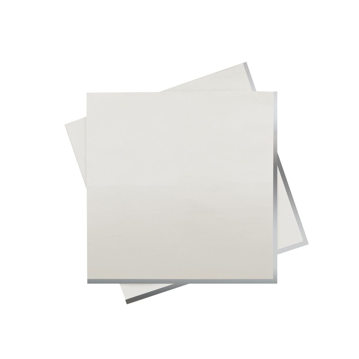 Silver & Grey Ombre Paper Napkins