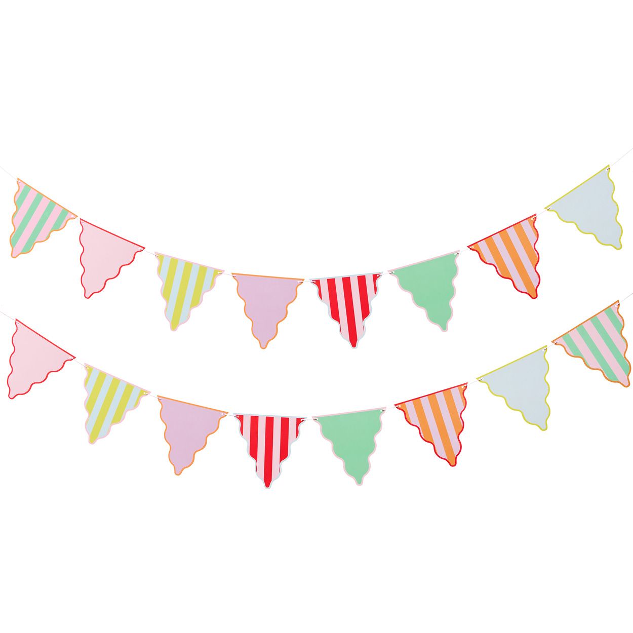 Bright Banquet Card Bunting