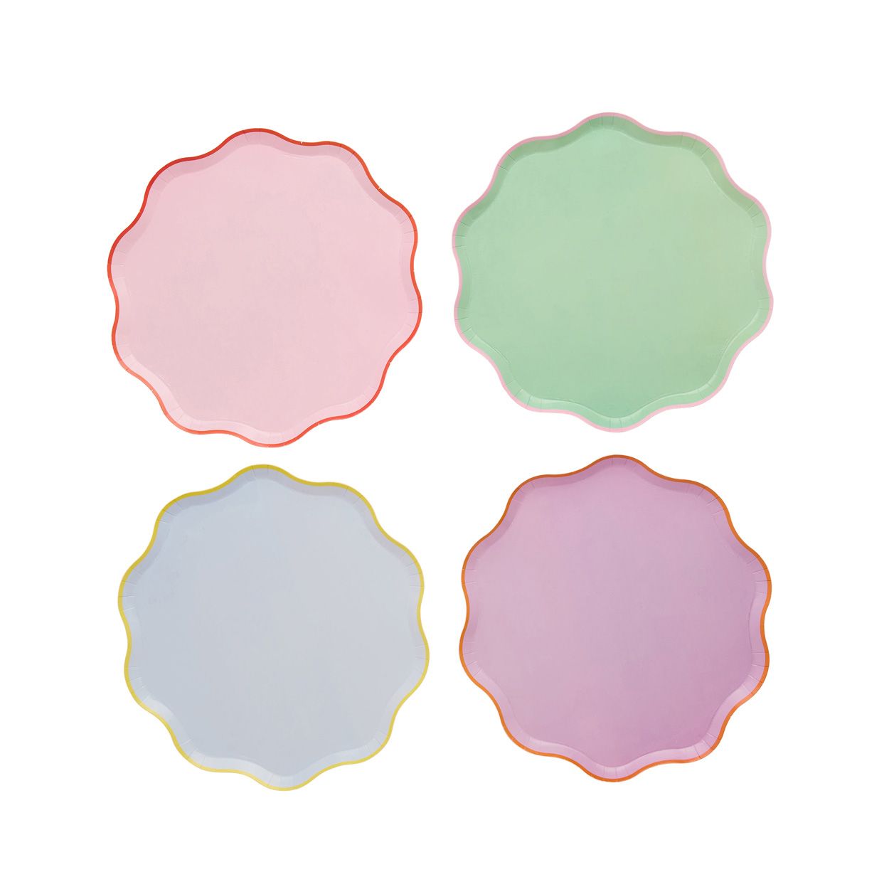 Bright Banquet Paper Plates