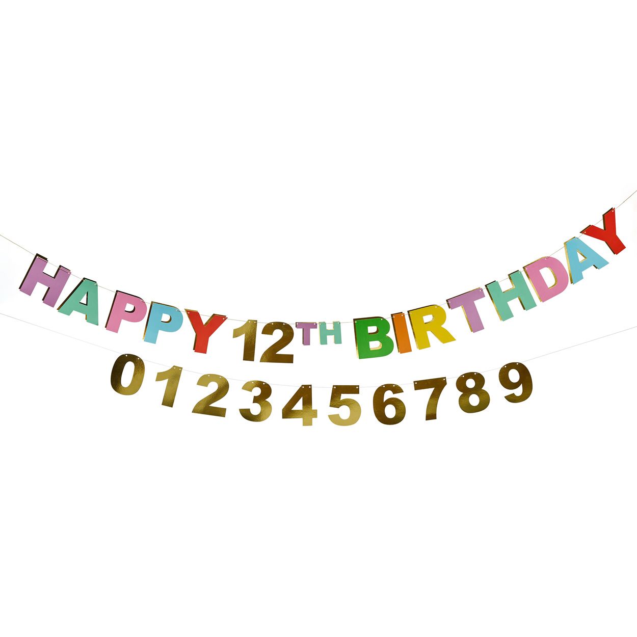 Bright Birthday Customisable Card Banner