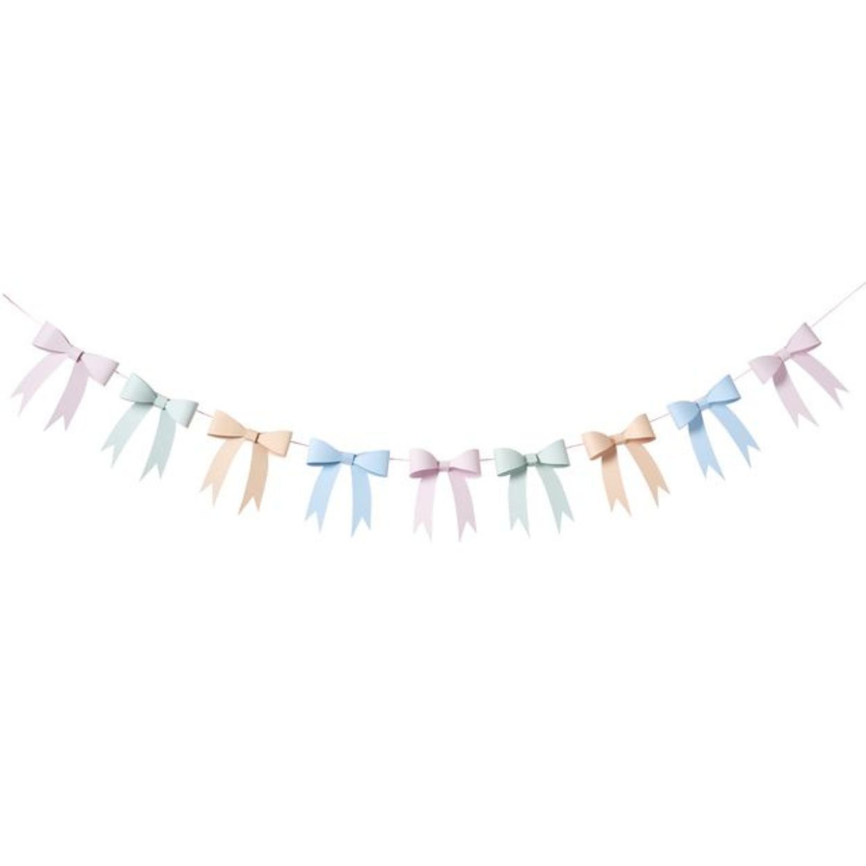 Tea Party 3D Card Bow Garland