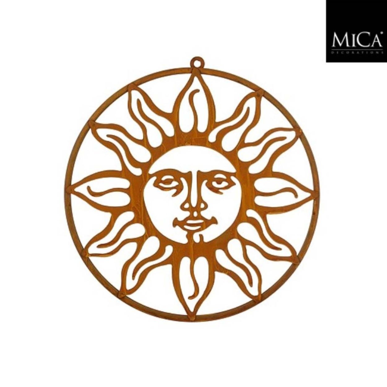 Sun Wall Decoration Rust - 38x38