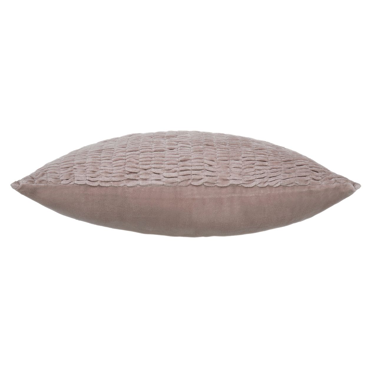 Lilac Ruched Cushion