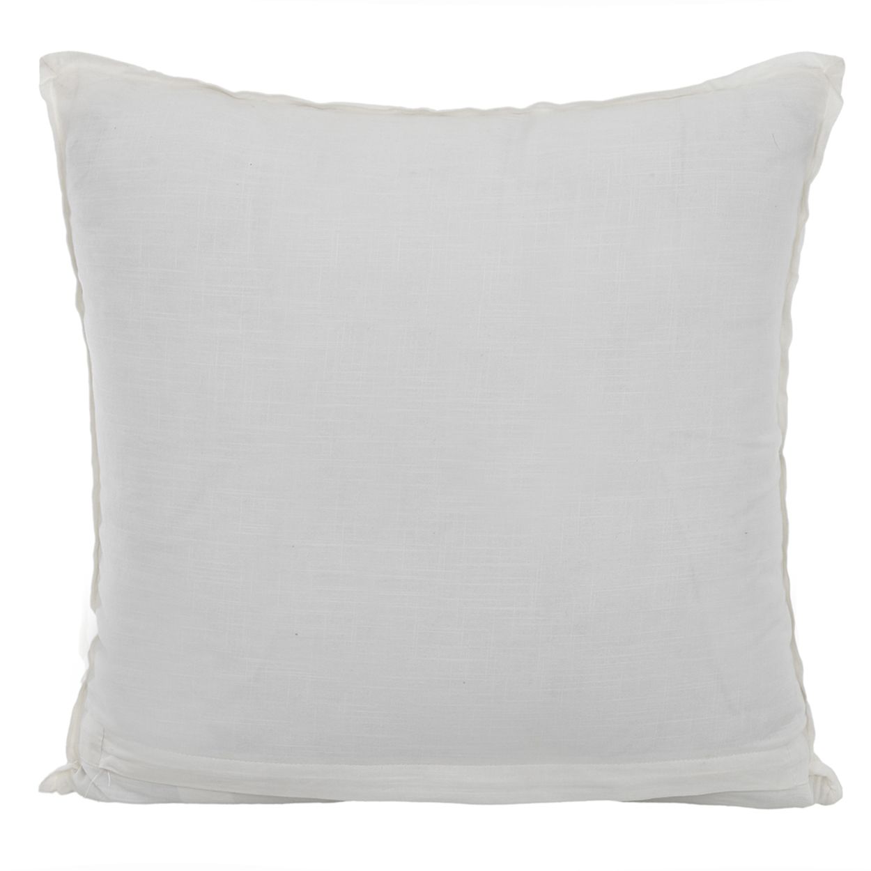 Floral Embroidered Patch Cushion
