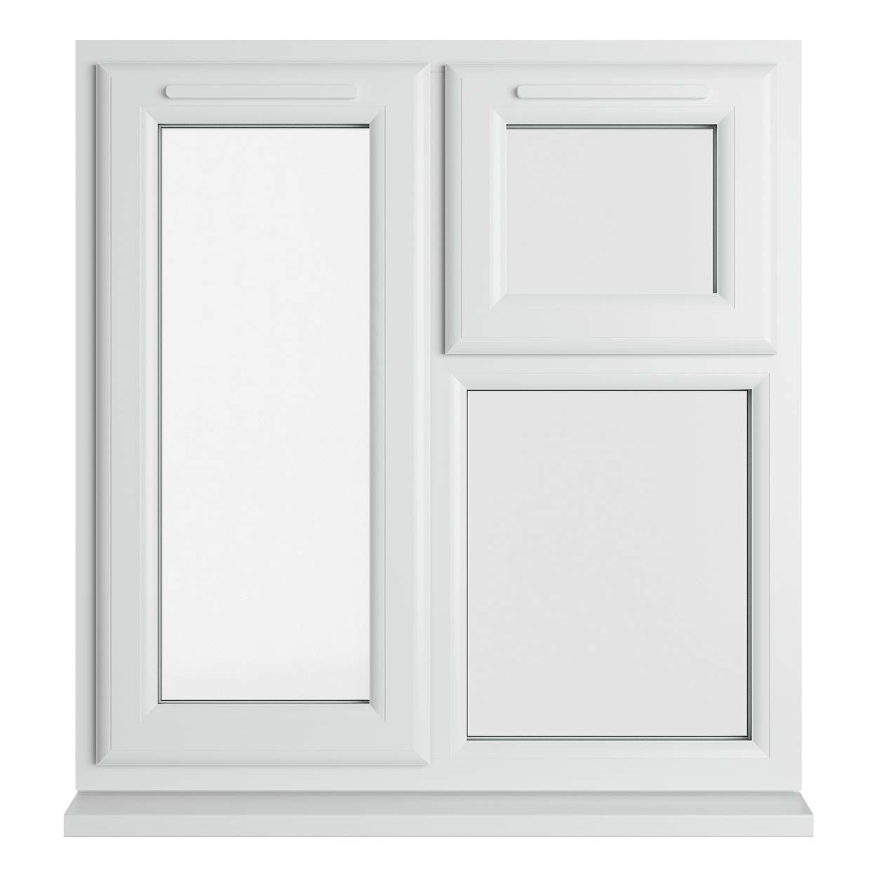 Crystal uPVC Window White A Rated 905mm x 965mm