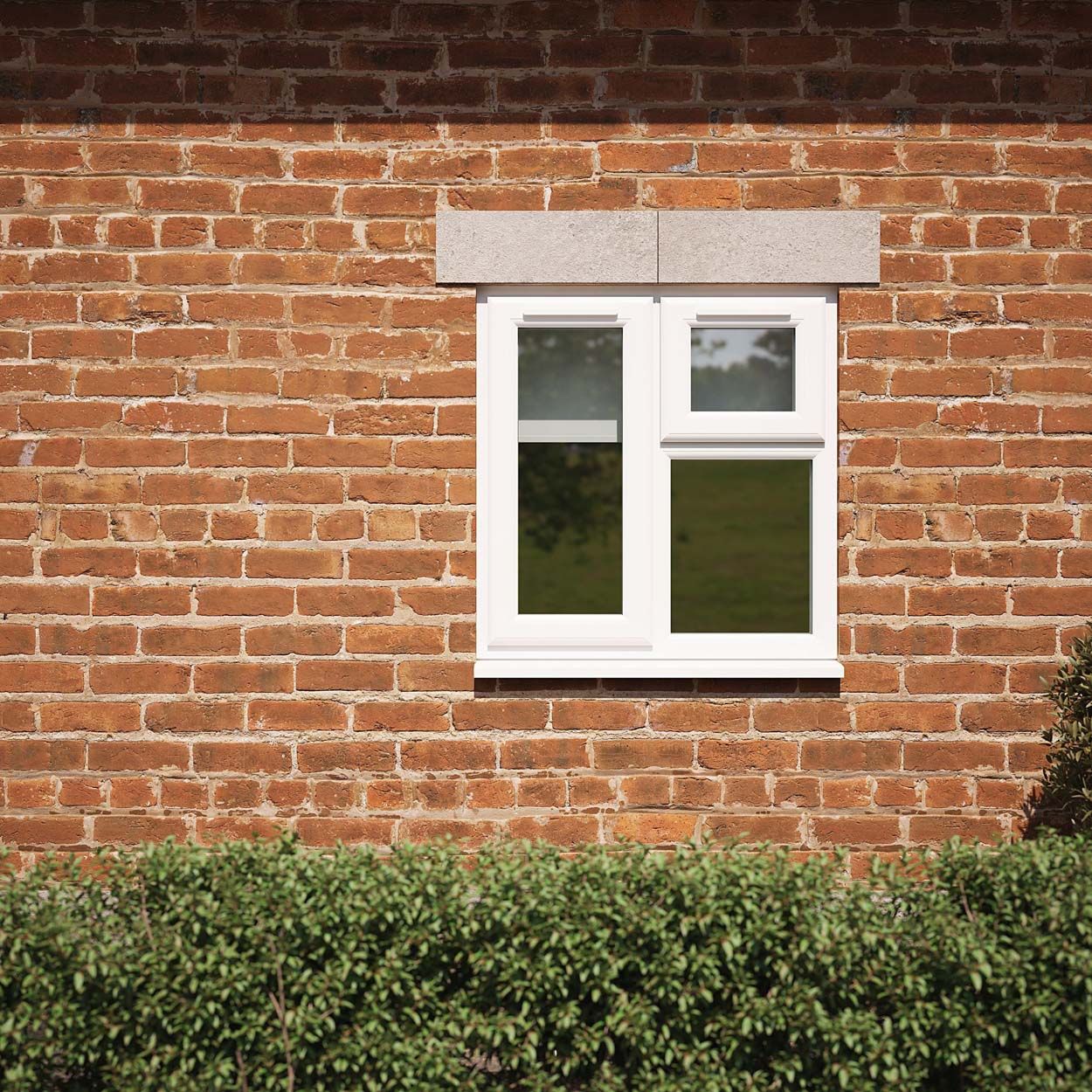 Crystal uPVC Window White A Rated 905mm x 965mm