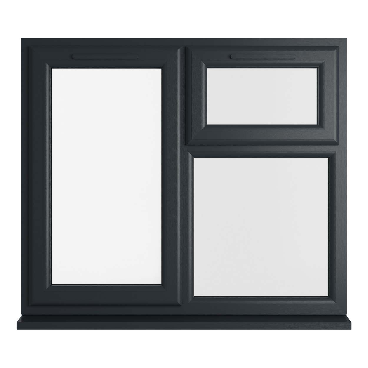 Crystal uPVC Window Grey 7016 A Rated 1190mm x 965mm