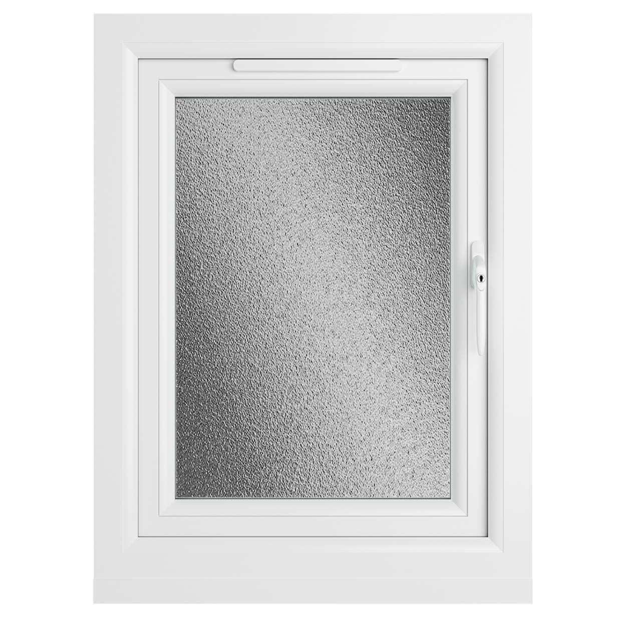 Crystal uPVC Window White A Rated Right Hand Side Hung 610mm x 820mm