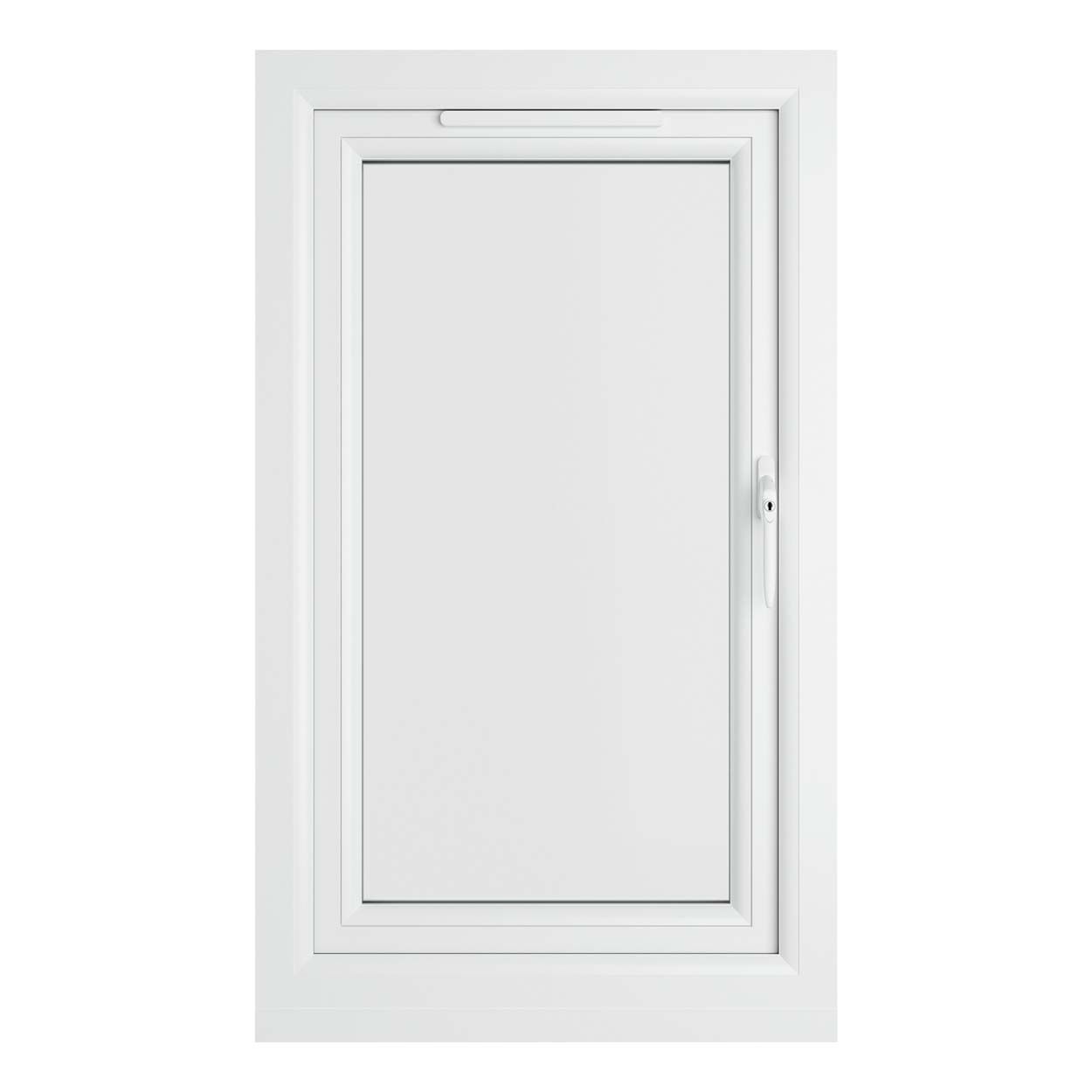 Crystal uPVC Window White A Rated Right Hand Side Hung 610mm x 1040mm