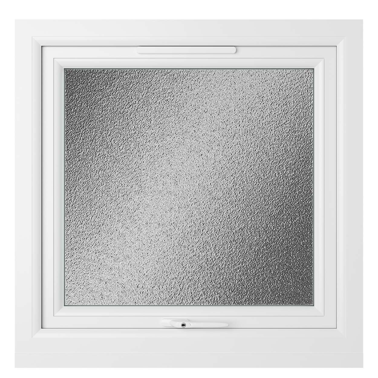Crystal uPVC Window White A Rated Top Opener 610mm x 610mm