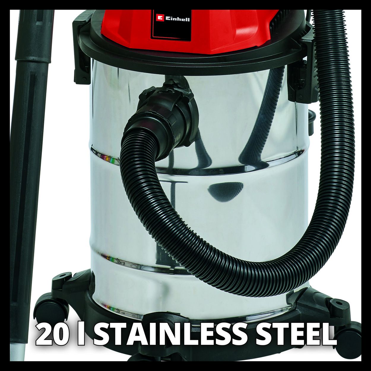Einhell 20 Litre Stainless Steel Wet & Dry Vac
