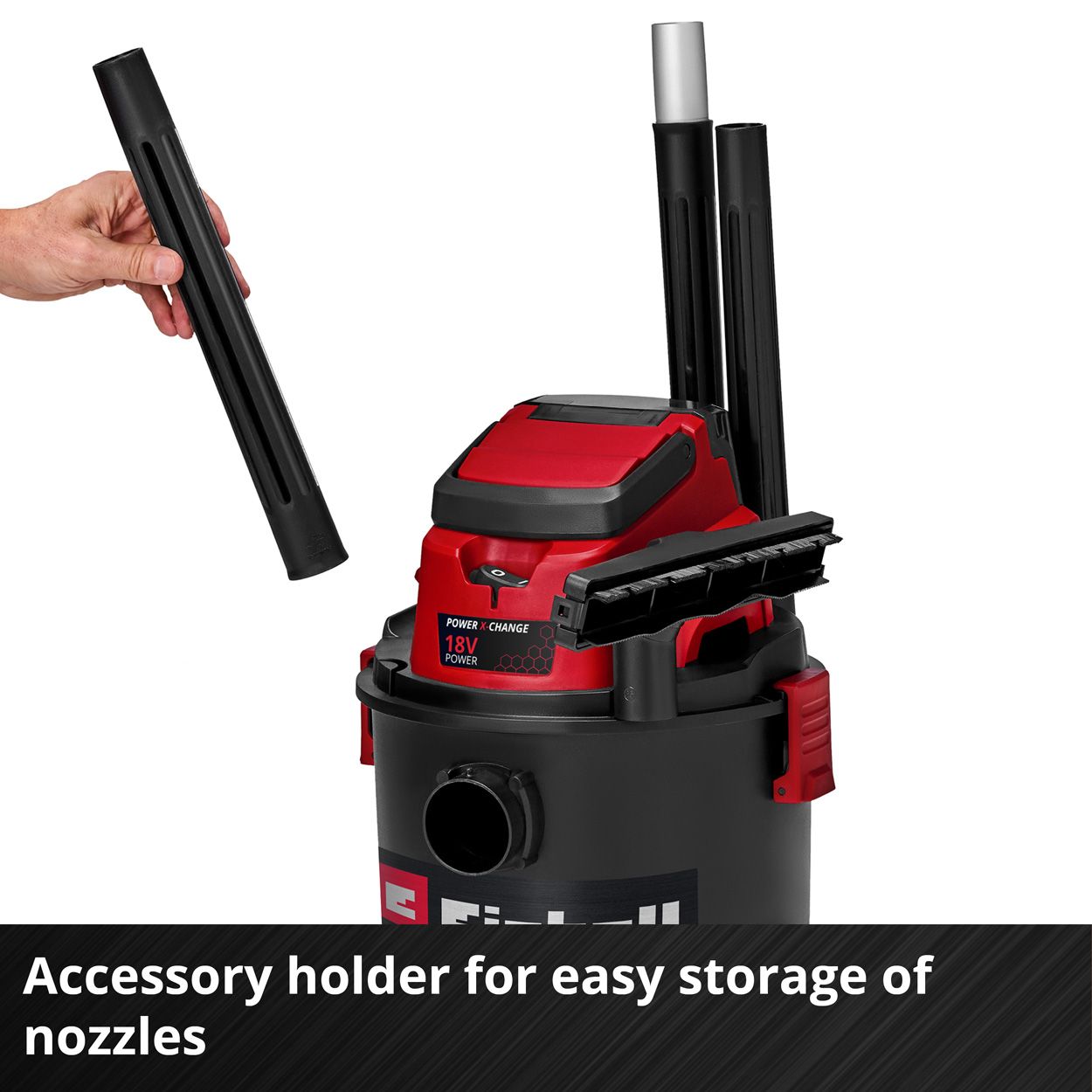 Einhell 18v TC-VC 18/15 Li Cordl. Wet/Dry Vacuum Cleaner - Bare Unit