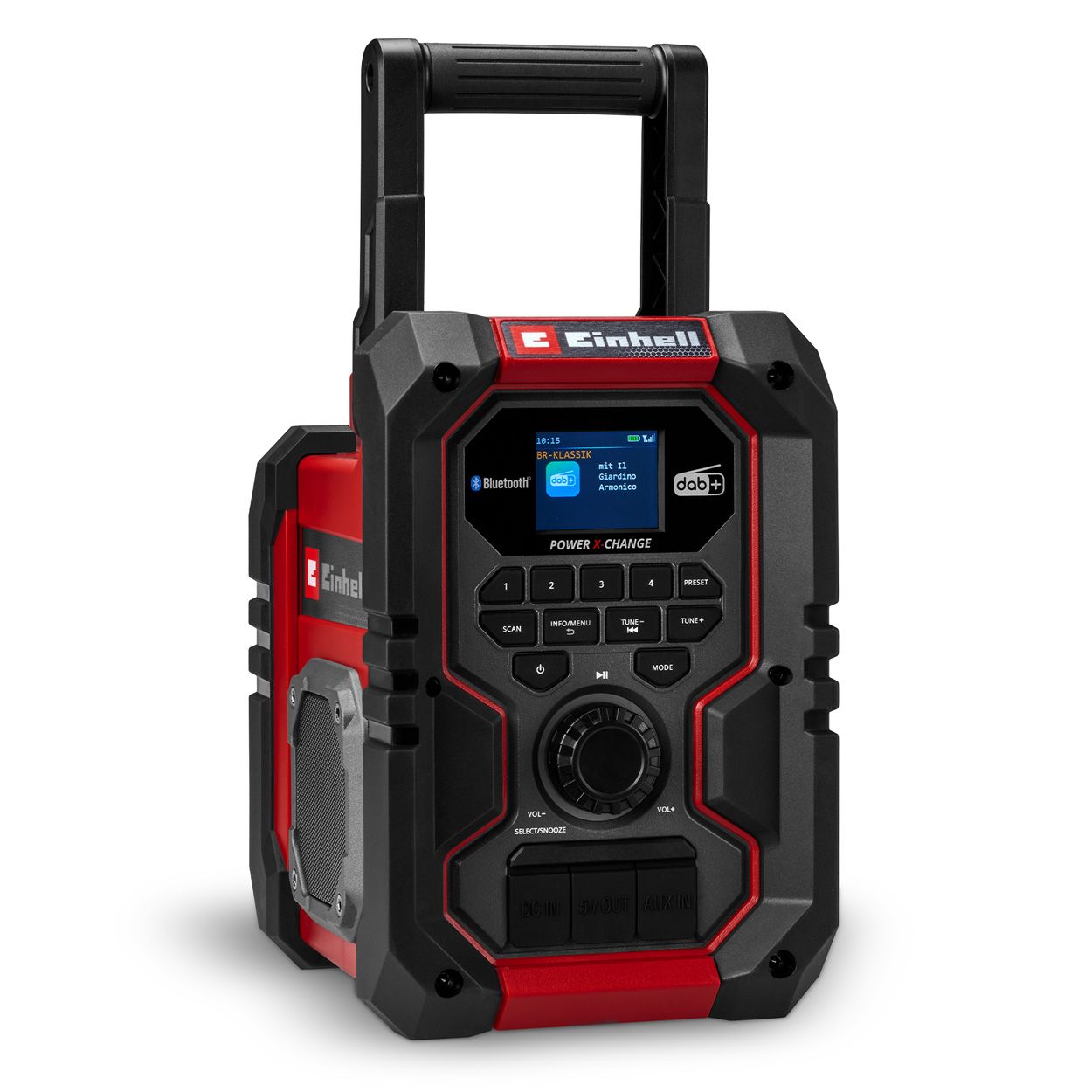 Einhell 18v TE-CR 18 Li DAB+/FM/BT Cordless Radio - Bare Unit