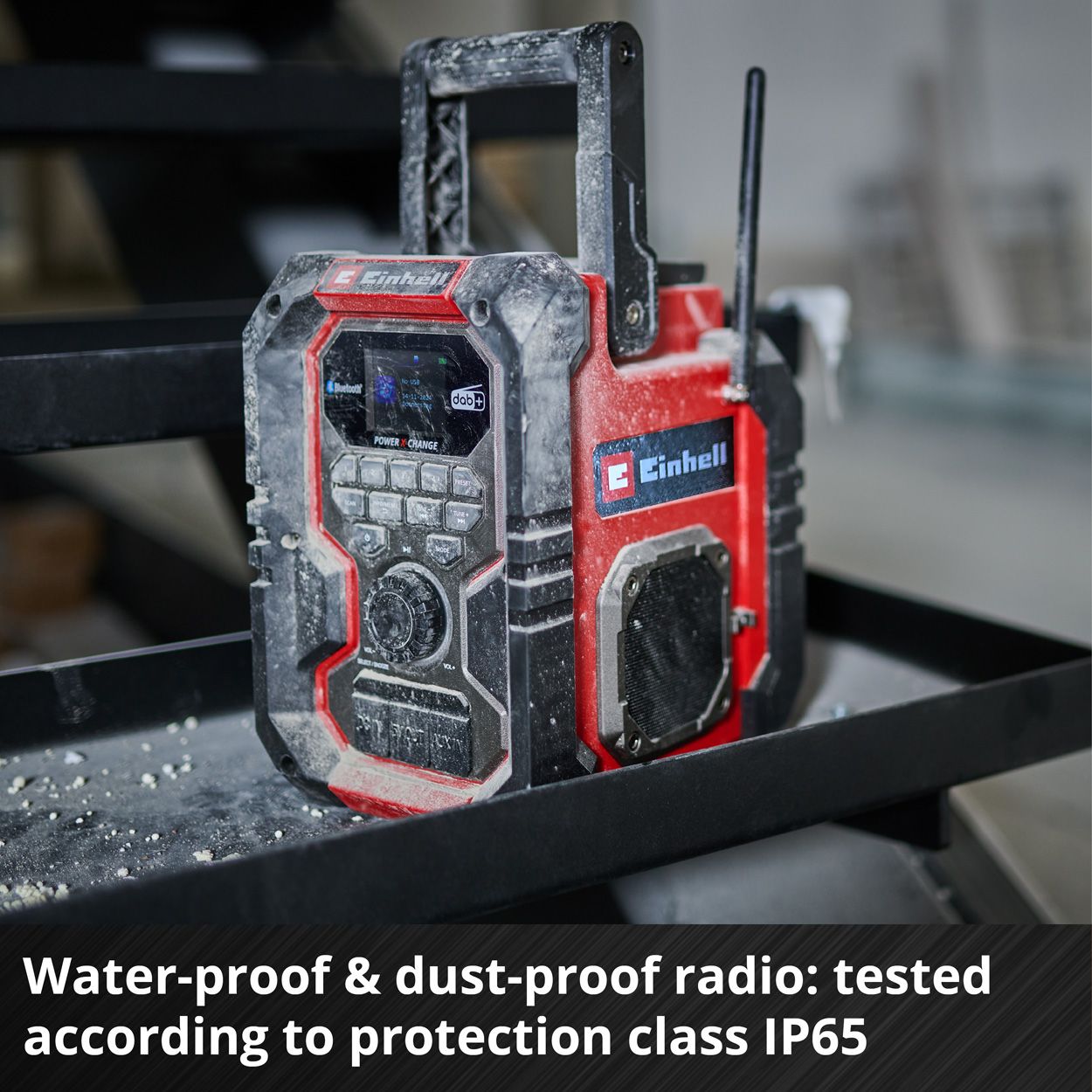 Einhell 18v TE-CR 18 Li DAB+/FM/BT Cordless Radio - Bare Unit