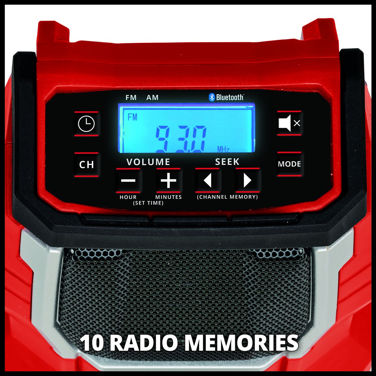 Einhell 18v TC-RA 18 Li BT Cordless Radio - Bare Unit