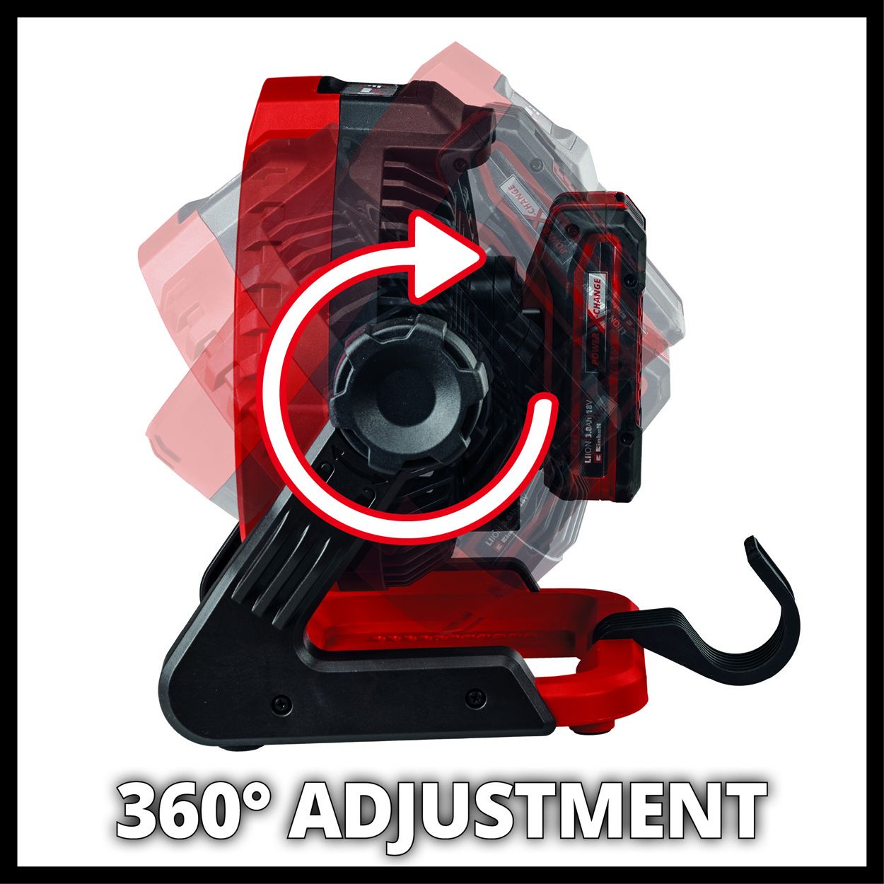 Einhell 18v GE-CF 18/2200 Li Cordless Fan - Bare Unit