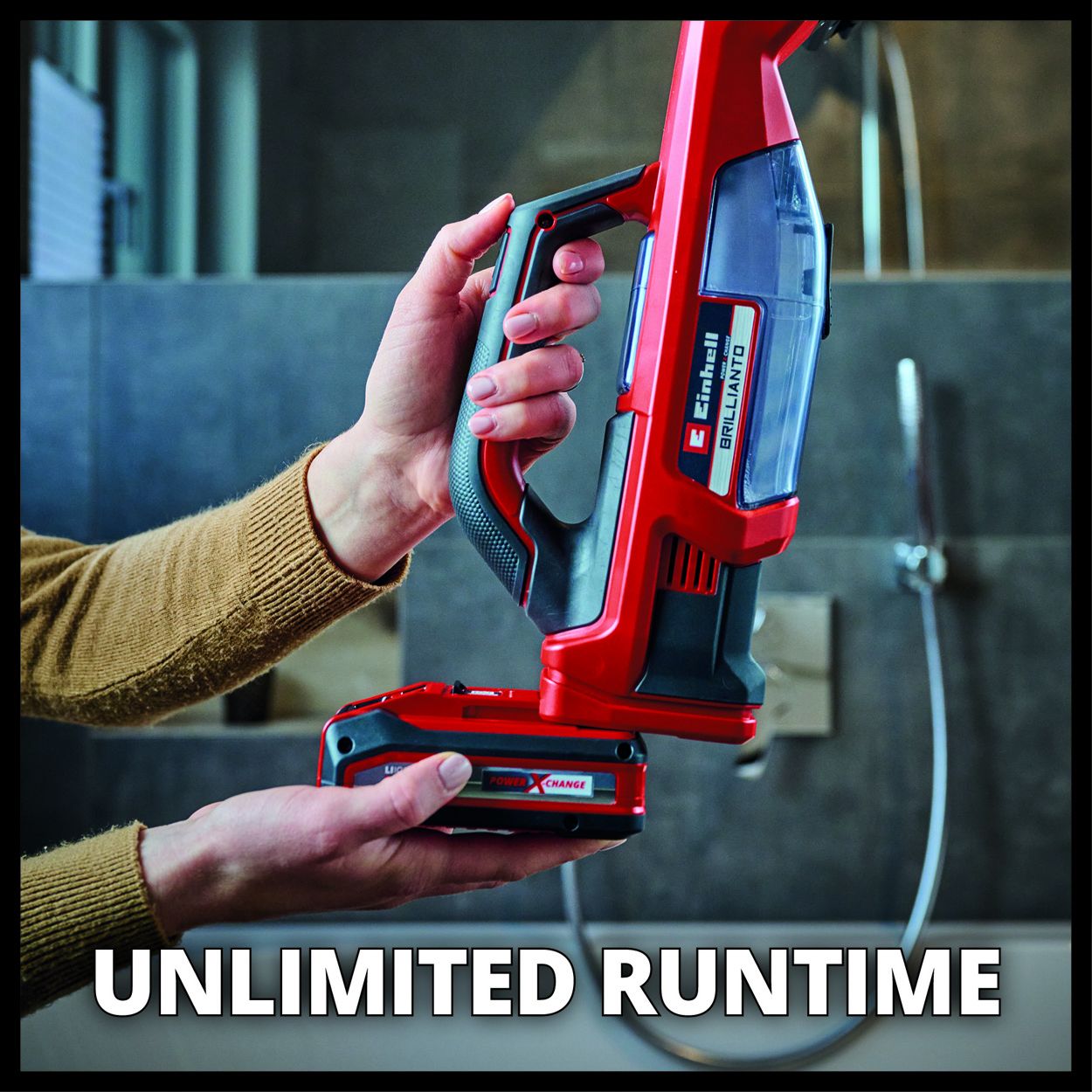 Einhell 18v BRILLIANTO Cordless Window Cleaner - Bare Unit
