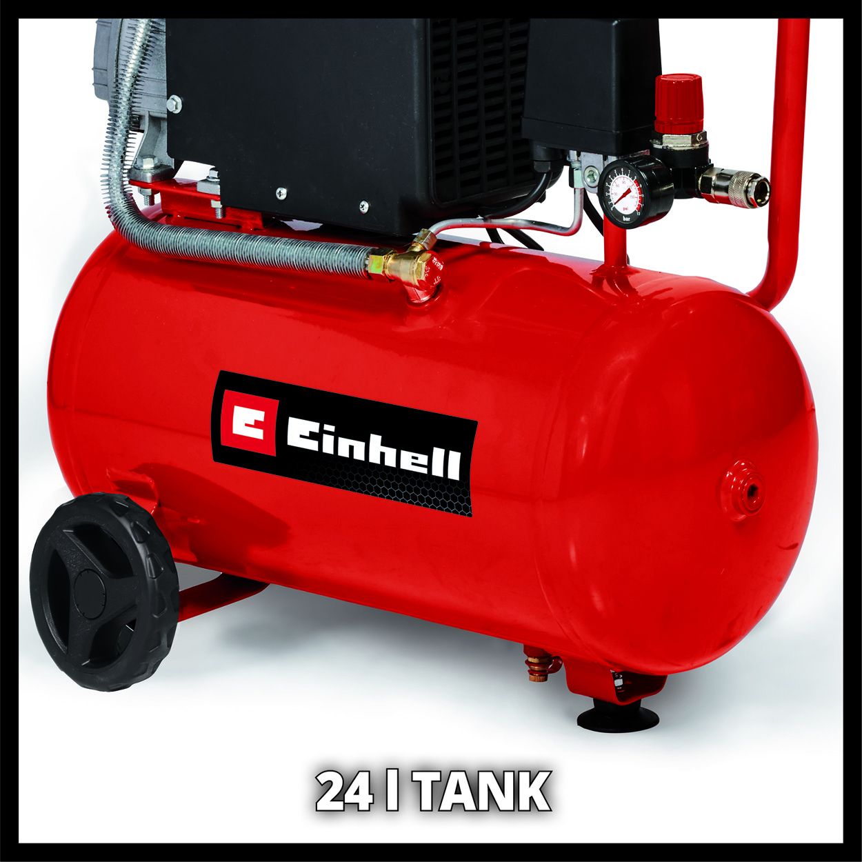 Einhell 2HP 24 Litre 8 Bar Oil Compressor 163 l/min