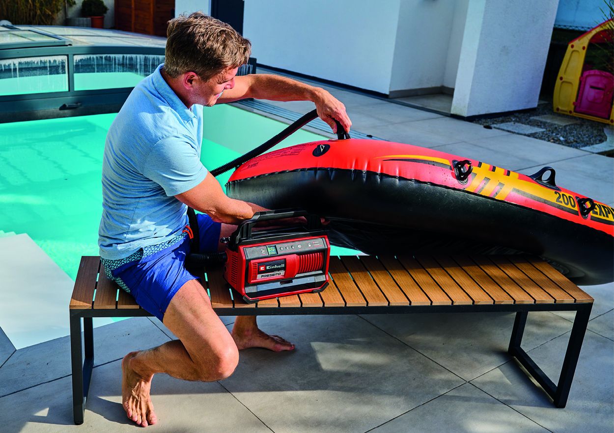 Einhell Cordless Air Compressor (11 Bar)