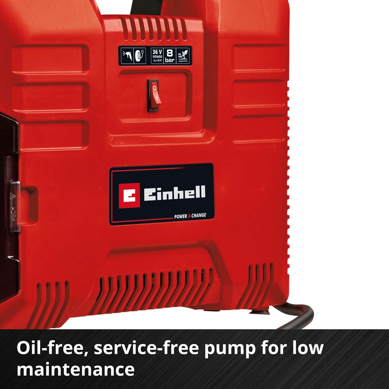 Einhell 36v TE-AC 36/8 Li OF Set Cordless Portable Compressor - Bare Unit