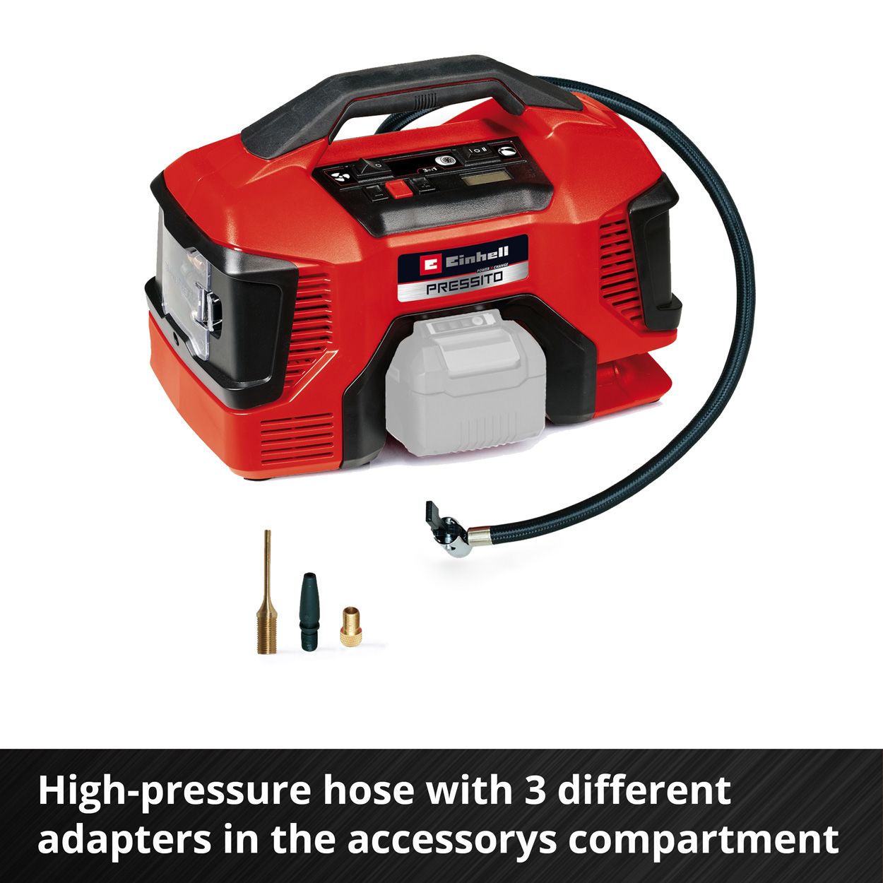 Einhell 18v PRESSITO 18/21 Cordless Air Compressor - Bare Unit