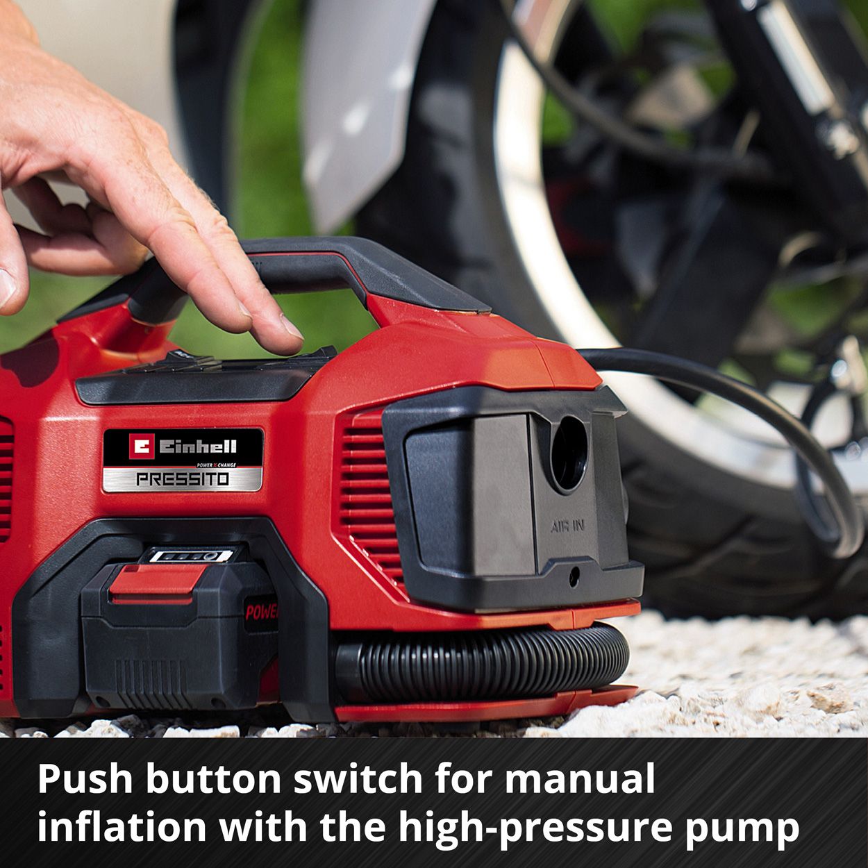 Einhell 18v PRESSITO 18/21 Cordless Air Compressor - Bare Unit