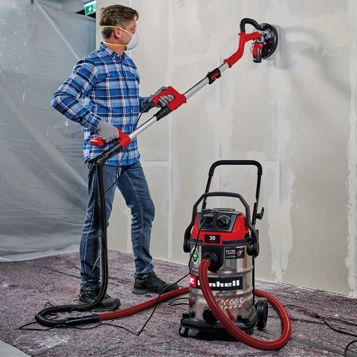 Einhell 1150W TE-VC 3080 SACL Wet/Dry Vacuum Cleaner 230v