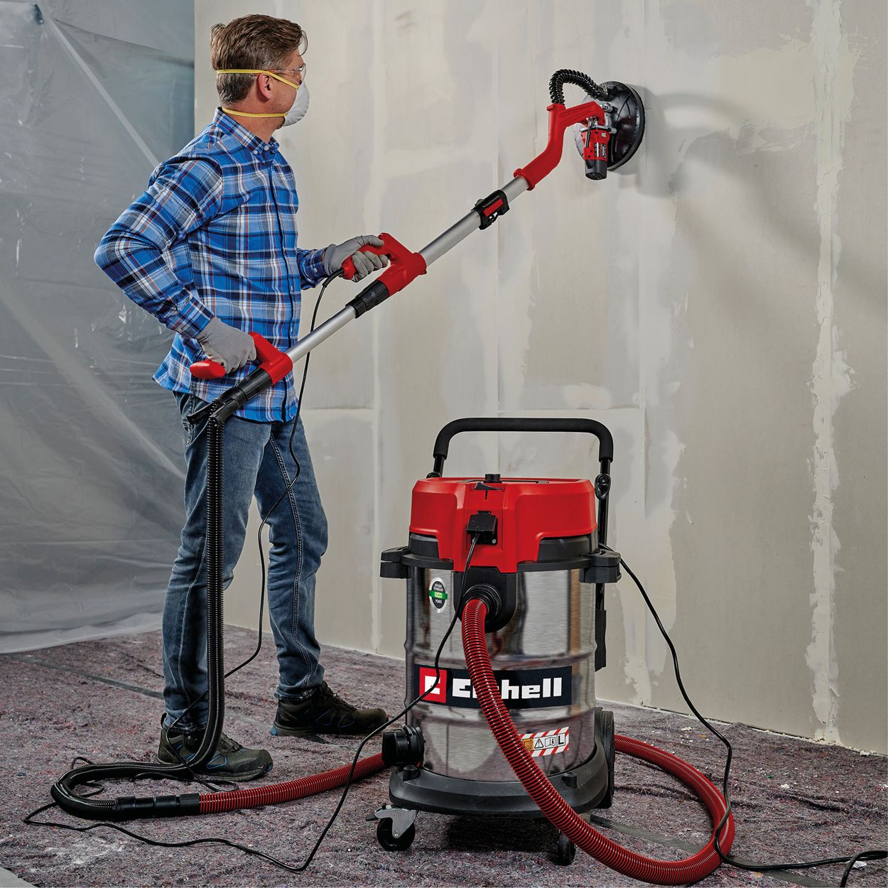 Einhell 1300W TE-VC 5090 SACL Wet/Dry Vacuum Cleaner 230v