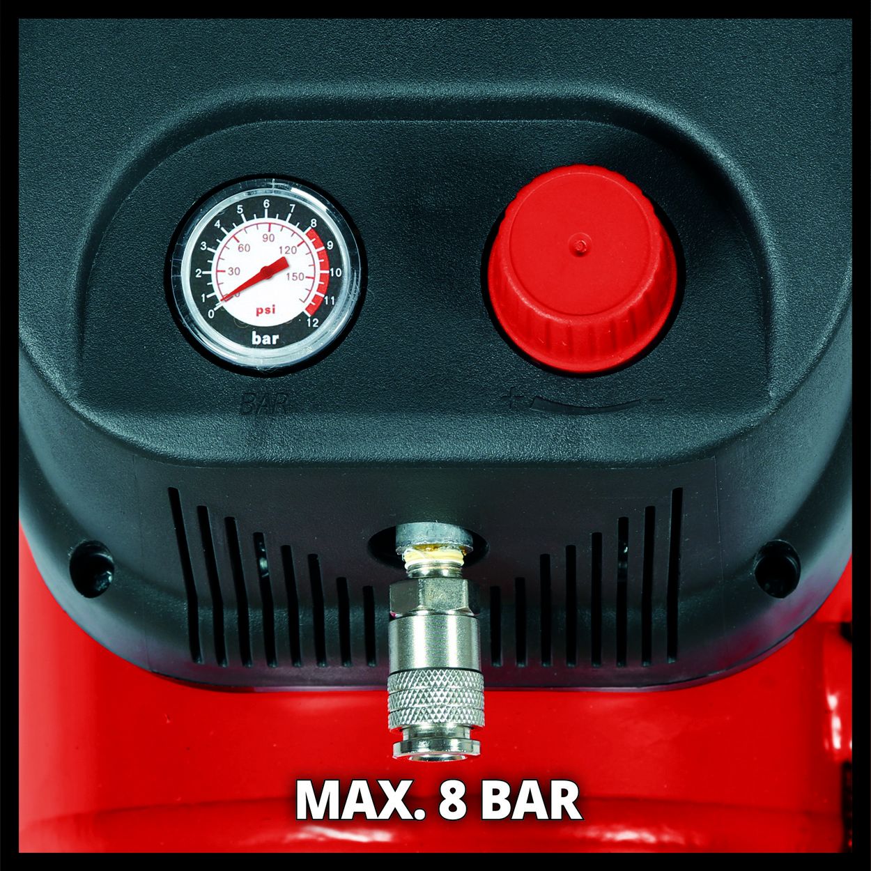 Einhell 1.5HP 24 Litre 8 Bar Oil Free Compressor 