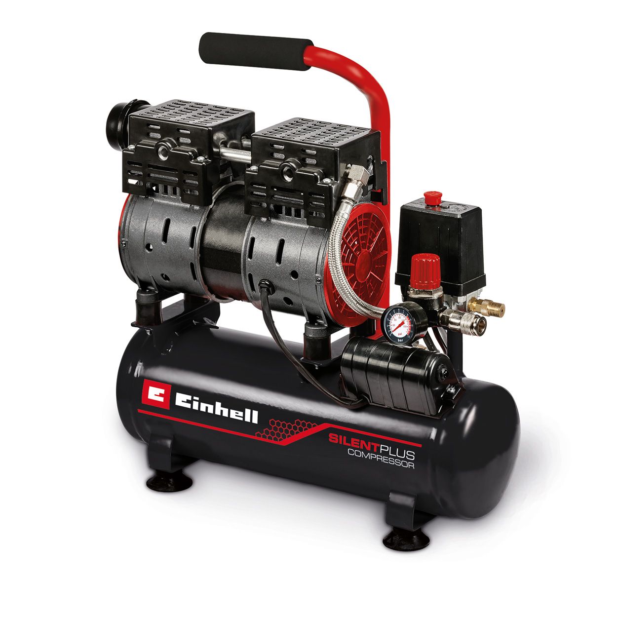 Einhell 0.75HP 6 Litre 8 Bar Silent Oil Free Compressor 