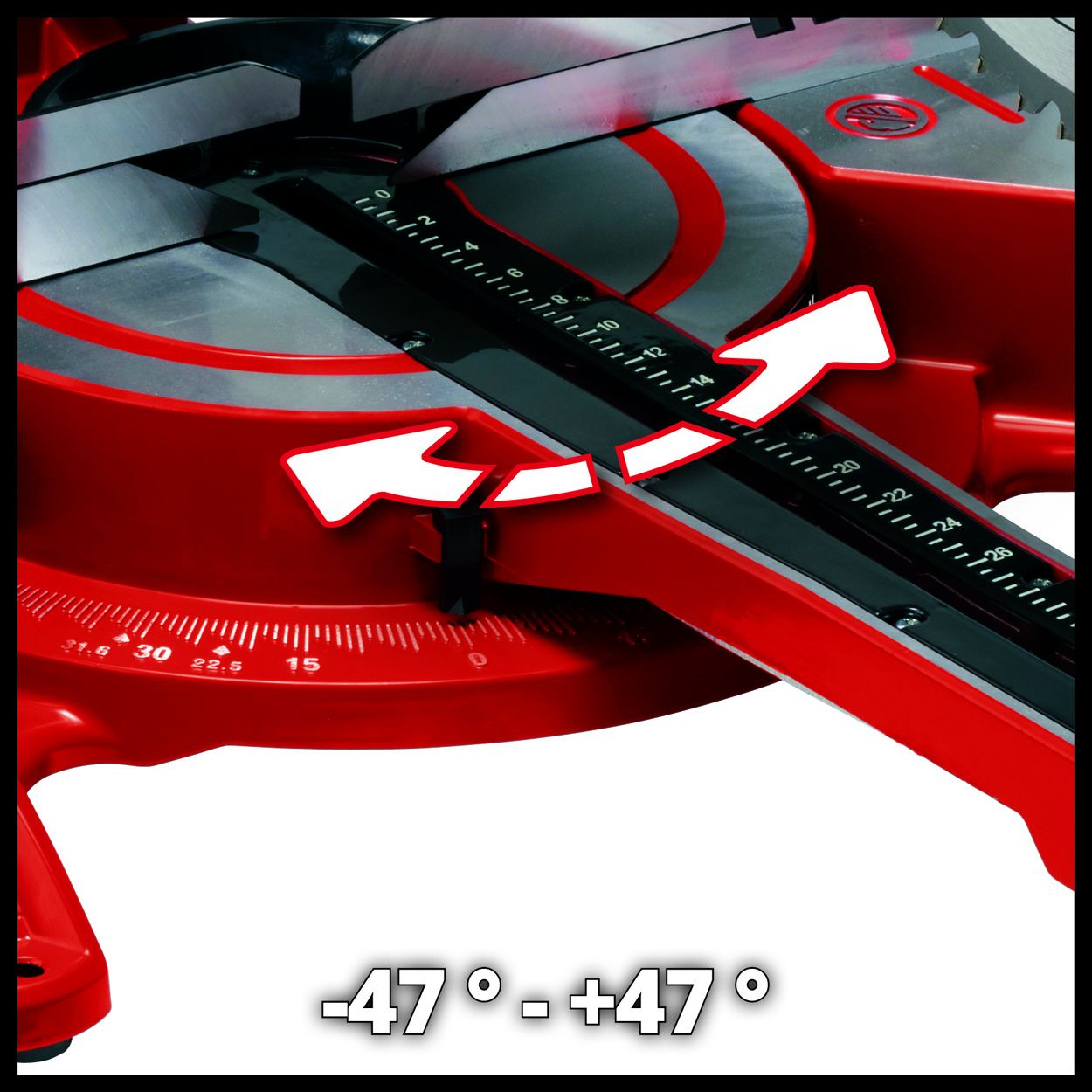 Einhell 2350W 250mm Double Bevel Sliding Mitre Saw