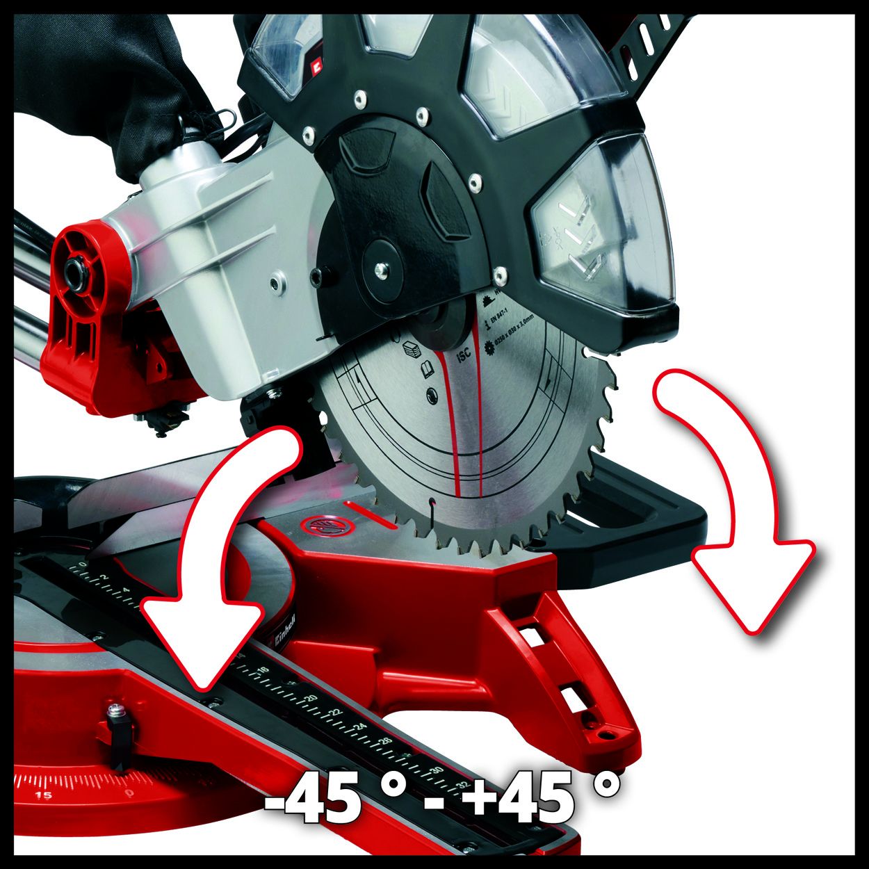 Einhell 2350W 250mm Double Bevel Sliding Mitre Saw